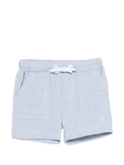Patachou Babies' Logo-embroidered Shorts In Blue
