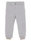 Patachou Mélange-effect Track Pants In Grey