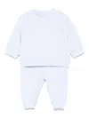 Patachou Motif-embroidered Tracksuit Set In 蓝色