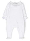 Patachou Motif-print Scallop-collar Pajamas In White