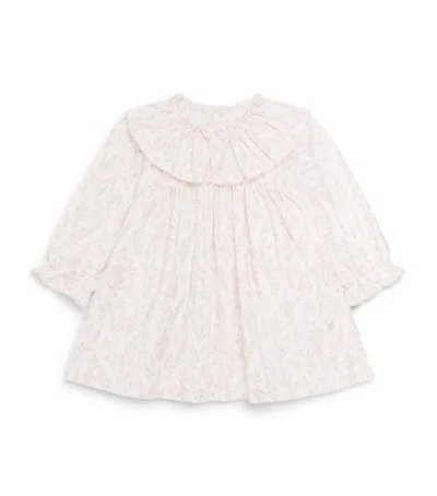 Patachou Kids'  Needlecord Printed Ruffle-collar Dress