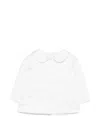 Patachou Patterned Buttoned Coat In White