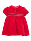 Patachou Peter-pan Collar Dress In Red