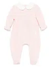 Patachou Peter Pan-collar Pajama In Pink