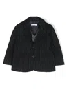 Patachou Pinstripe-pattern Single-breasted Blazer In Blue