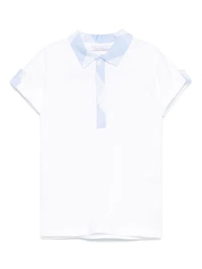 Patachou Babies' Piqué Polo Shirt In White