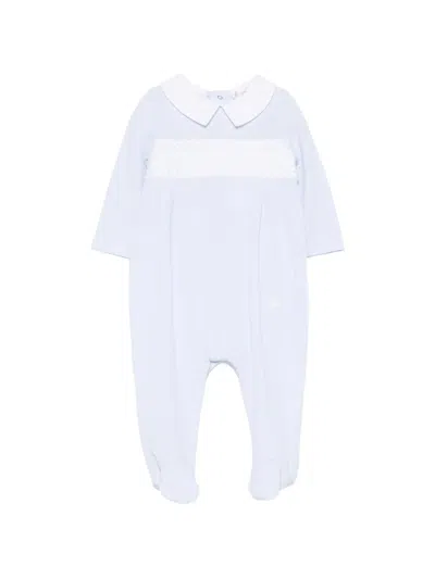 Patachou Babies' 珠地布睡衣套装 In Blue