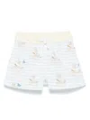 Patachou Pirates-print Swim Shorts In Blue