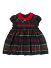 Patachou Plaid-pattern Dress In Blue