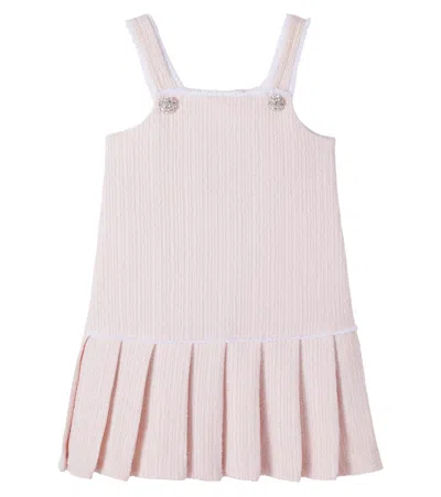 Patachou Kids' Pleated Dress In Pink