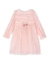Patachou Polka Dot Dress In 粉色