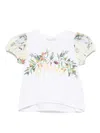 Patachou Printed T-shirt In White