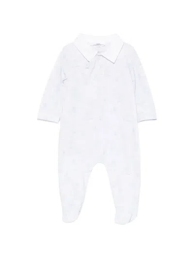 Patachou Babies' Rabbit-print Pajamas In White