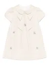 Patachou Rhinestone-embellished Dress In White