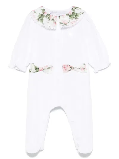 Patachou Babies' Ruffle-detailed Pyjama In White