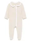 Patachou Ruffle-trim Pajamas In Neutrals