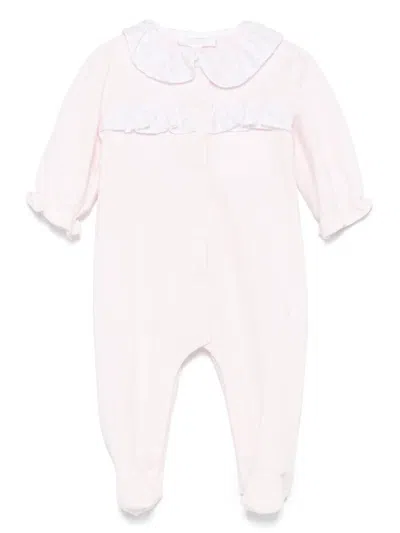 Patachou Ruffled Babygrow In Pink