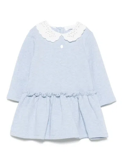 Patachou Babies' Ruffled-details Dress In Blue