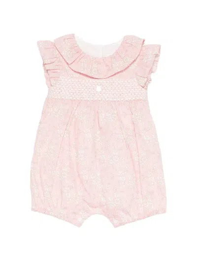 Patachou Babies' Ruffled Floral-pattern Shorties In Multi
