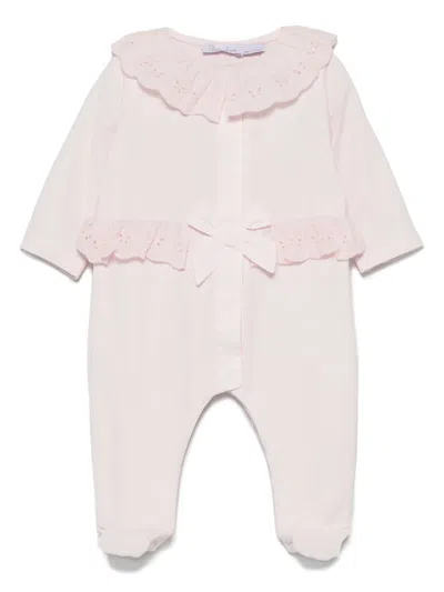 Patachou Babies' Ruffled Pajamas In Pink