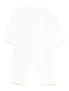 Patachou Ruffled Romper In White