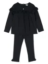 Patachou Ruffled Tracksuit In Blue
