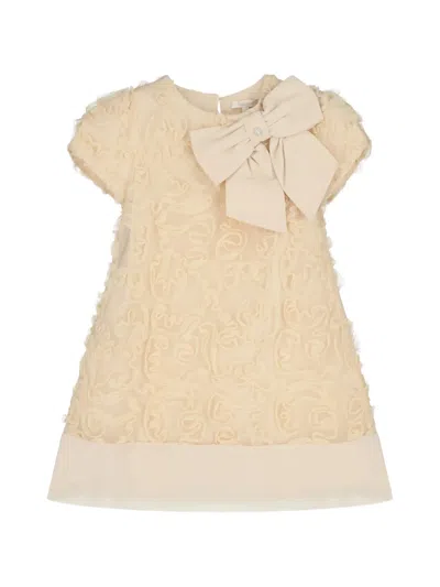Patachou Kids' Ruffled Tulle Dress In Pink