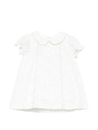 Patachou Babies' Scalloped-trim Dress In White