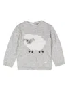 Patachou Pullover Mit Schafmotiv In Grau