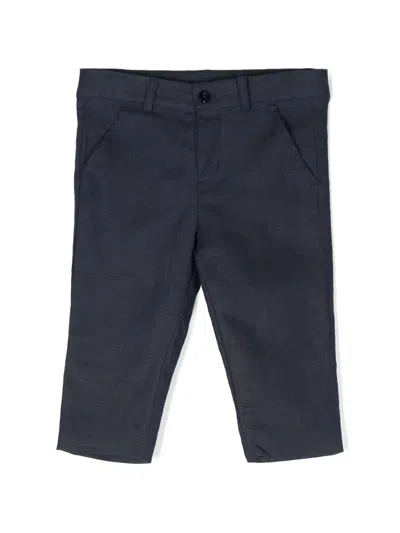 Patachou Babies' Slim-cut Leg Trousers In Blue