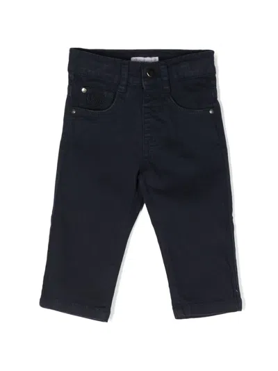 Patachou Babies' Slim-cut Leg Trousers In Blue