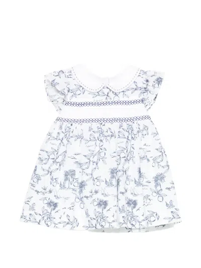 Patachou Babies' Smocked-panel Dress In Multi