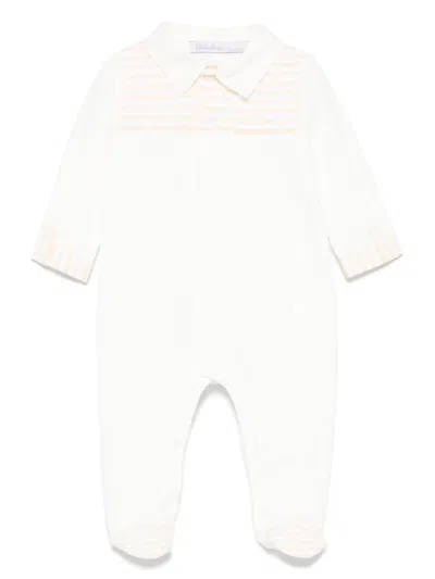 Patachou Babies' Striped-detailed Pyjama In White