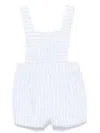 Patachou Striped Romper In Blue