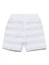Patachou Striped Shorts In White
