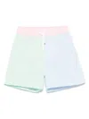 Patachou Striped Swimshorts In Green