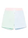 Patachou Striped Swimshorts In Pink