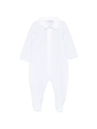 Patachou Babies' Stripe-pattern Pajamas In White