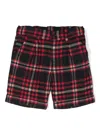 Patachou Tartan-check Shorts In Black
