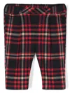 Patachou Tartan-check Trousers In Black