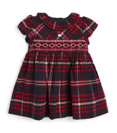 Patachou Kids' Tartan Dress (6-18 Months) In Black