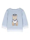 Patachou Teddy Bear-motif Jumper In Black