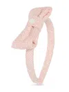 Patachou Tweed Headband In Pink