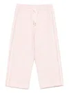 Patachou Tweed-panelled Tracksuit Bottoms In Pink