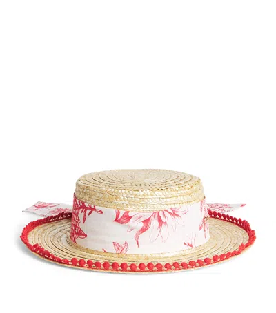 Patachou Kids' Wide-brim Hat In Neutral