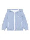 Patachou Zip-up Hoodie In Blue
