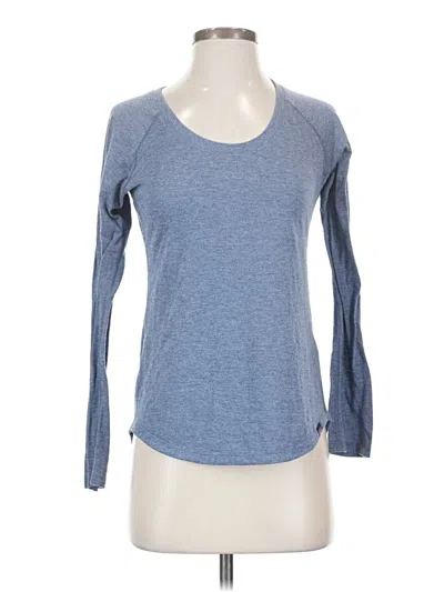 Pre-owned Patagonia 3/4 Sleeve T-shirt In Blue