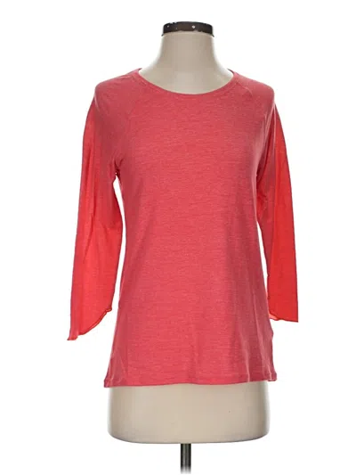 Pre-owned Patagonia 3/4 Sleeve T-shirt In Red