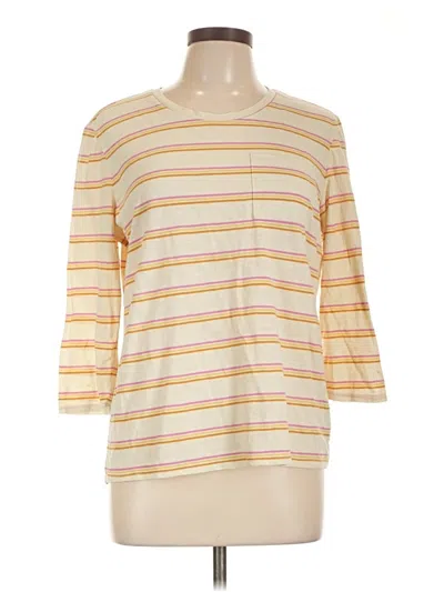 Pre-owned Patagonia 3/4 Sleeve T-shirt In Yellow