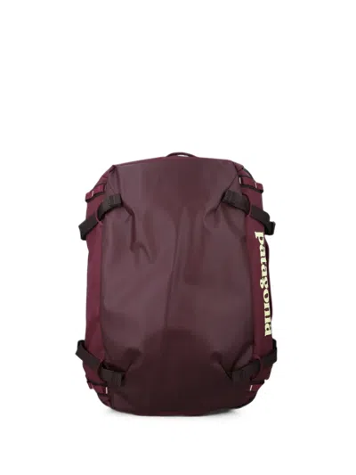 Patagonia 45l Duffel Black Hole Mlc Logo-print Buckle-fastening Backpack In Burgundy